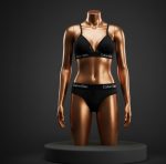 ست برالت و شورت کلوین کلاین 'عاشقانه مدرن' - مدل مثلثی تمام تور (Calvin Klein) - Image 2