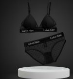 ست برالت و شورت کلوین کلاین 'عاشقانه مدرن' - مدل مثلثی تمام تور (Calvin Klein) - Image 10
