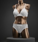 ست برالت و شورت کلوین کلاین 'عاشقانه مدرن' - مدل مثلثی تمام تور (Calvin Klein) - Image 4
