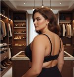 سوتین فنردار Bebe 'تکیه‌گاه مشکی' - لایه نازک با بغل پهن (Bebe Sport-Luxe) - Image 2
